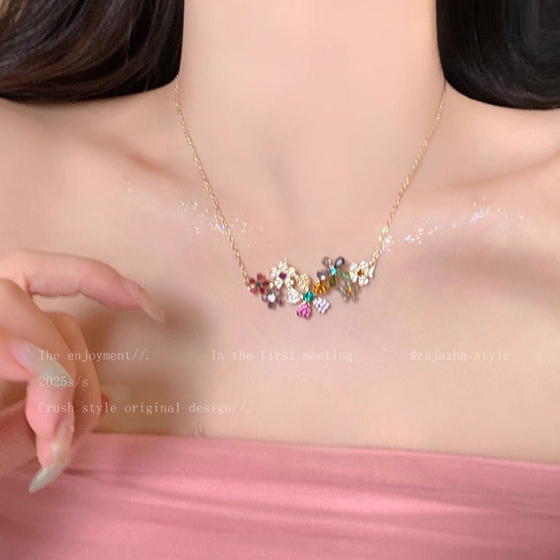 đąMid-Season Sale: â50% nur fĂŒr kurze Zeitâ°đž Farbenfroher Blumenschmuck fĂŒr Damen â erhĂ€ltlich als Kette oder Ohrringe, leicht & elegant fĂŒr Alltag & besondere AnlĂ€sse