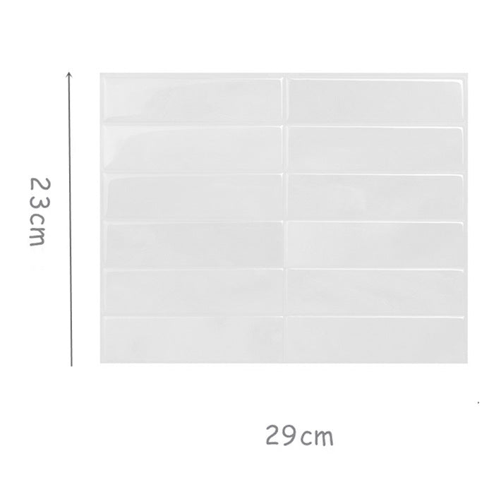 ⏳50% RABATT! 🍳 Selbstklebender Küchen-Spritzschutz aus PET – zuschneidbar, 23×29 cm, in 5 Farben