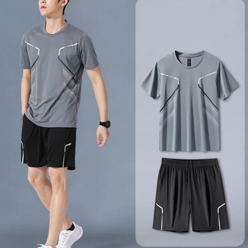 🔥🔥Schnelltrocknendes T-Shirt- und Shorts-Set für Herren