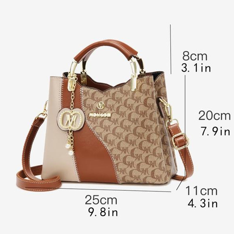Elegante Retro-Handtasche – Leicht, vielseitig & als Umhängetasche tragbar