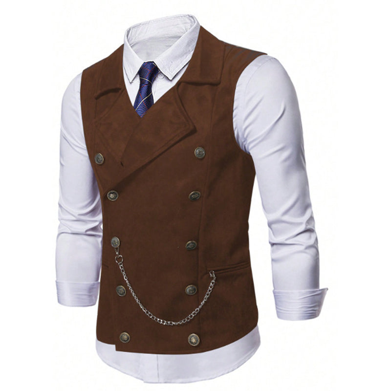 đ„Zeitlich begrenztes Angebot â 50% Rabatt! Herren Casual Retro Slim-Fit Weste fĂŒr Anzug oder Smokingđ