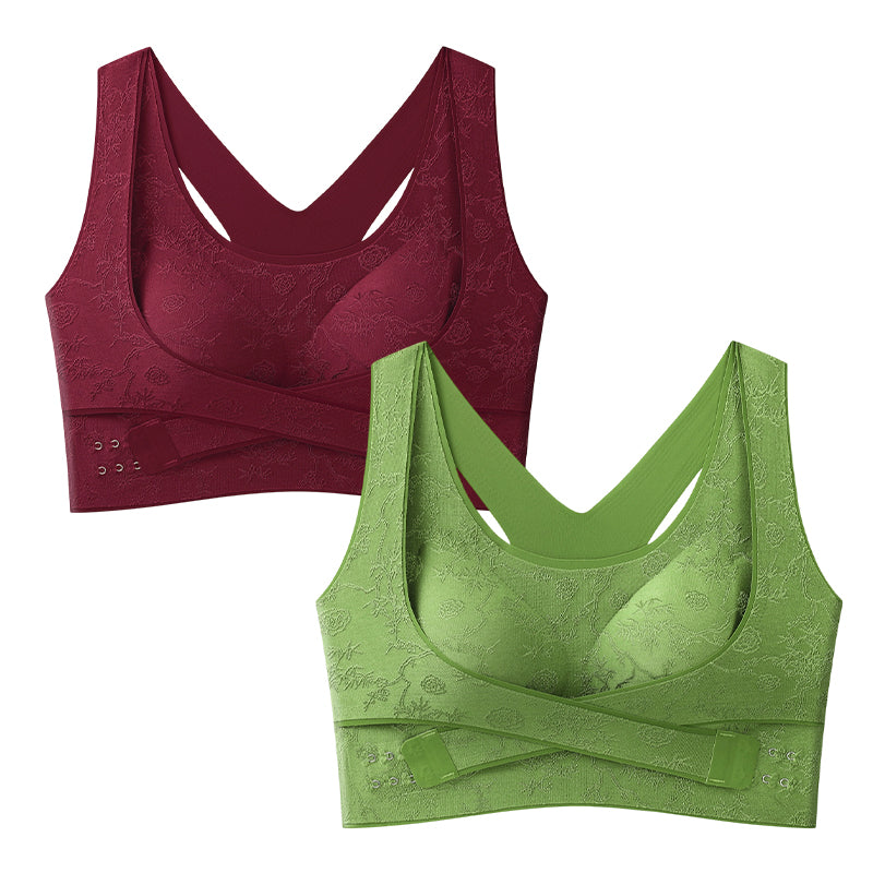 🌸 50 % Rabatt – Sport-BH mit Cross-Back-Design – formend, stützend & vielseitig – ideal für Yoga, Fitness & Alltag ✨