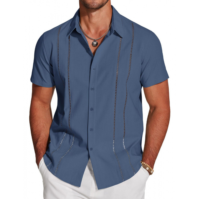 đ 50% RABATT! đ„ Herren Kurzarm-Hemd mit Knopfleiste â Atmungsaktiv, bequem & vielseitig â Perfekt fĂŒr heiĂe Tage, BĂŒro oder Freizeit â lĂ€ssiger Look mit Komfort đ„