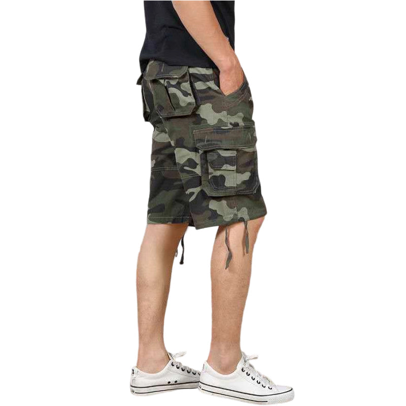 Men's Cotton Blend Camouflage Cargo Shorts