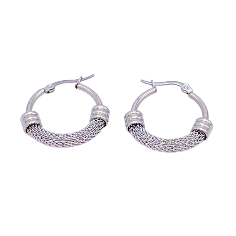 ⏰ 30 % RABATT – Nur für kurze Zeit ✨Strukturierte Creolen für Damen ✨ Elegant & Zeitlos im Alltag tragbar