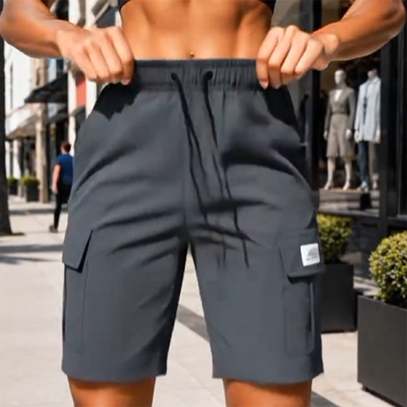 ⏰ 50 % RABATT – Nur für kurze Zeit ✨Damen Cargo Shorts mit Elastischem Bund 👖 Locker, Bequem & Mit Kordelzug