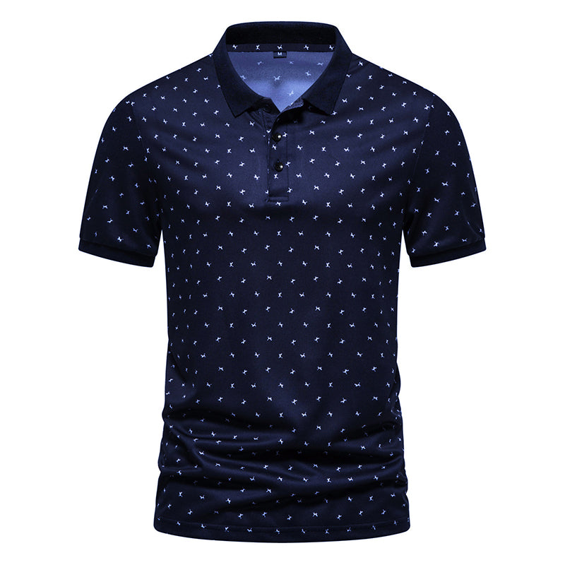 ⏰ 50 % RABATT – Nur für kurze Zeit ✨Herren Kurzarmshirt mit Modernem Muster 👕 Kurzarm, Bequem & Alltagstauglich