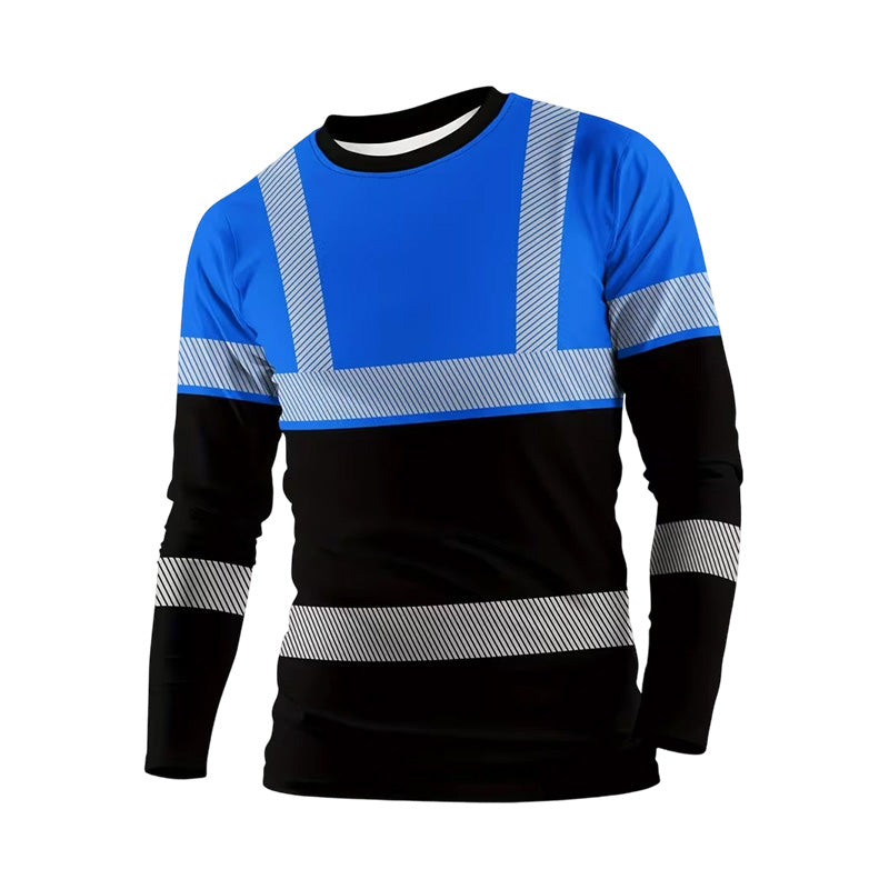 🏃♂️ Sportliches Herren-Longsleeve – feuchtigkeitsableitend, mit dezentem Print, für aktive Tage