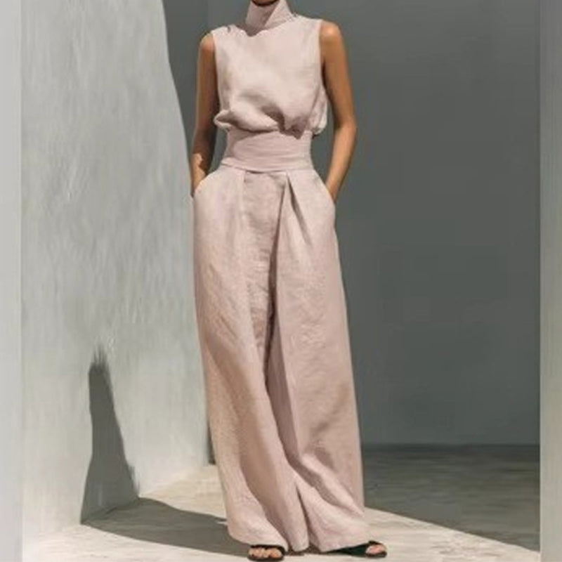 đ 2-teiliges Set fĂźr Damen â ärmelloses Top & weite Hose, minimalistisch, elegant & vielseitig fĂźr Alltag, BĂźro & besondere Anlässe đ¸