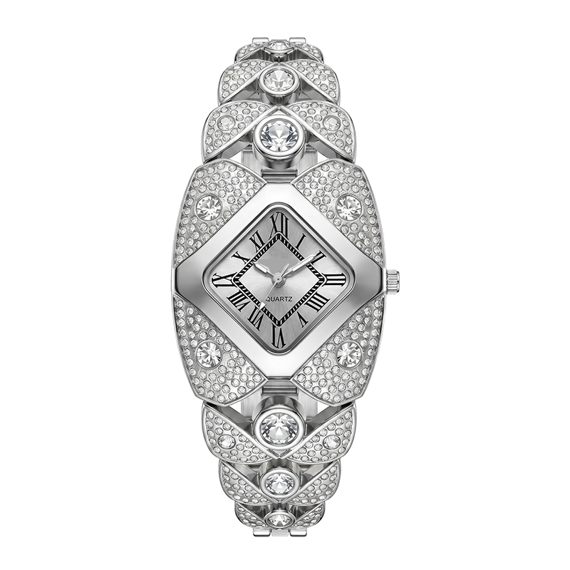 🛍️ 50 % Rabatt – Funkelnde Damen-Armbanduhr mit Zirkonia-Besatz – stilvoll & vielseitig für jeden Tag ✨