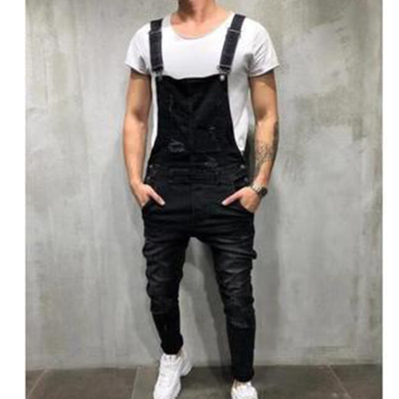 đïž 50 % Rabatt â Herren-Denimoverall mit Used-Optik â lĂ€ssiger Schnitt, verstellbare TrĂ€ger & robuster Denim â fĂŒr den urbanen Alltag đ