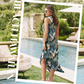 👗🌊 Damen Sommerkleid – Locker, Ärmellos, V-Ausschnitt mit Taschen, Ideal für Strand & Freizeit📦Kostenloser Versand🔥