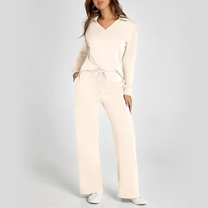 🎁Heißer Verkauf 50 % RABATT⏳ 2-teilige Outfits für Damen, lässige Langarm-Trainingsanzüge