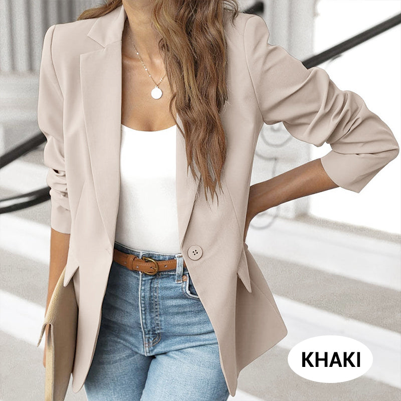 💼🌸 Damen Blazer – Slim Fit, Elegant & Büro-tauglich, Frühling/Sommer📦Kostenloser Versand🔥