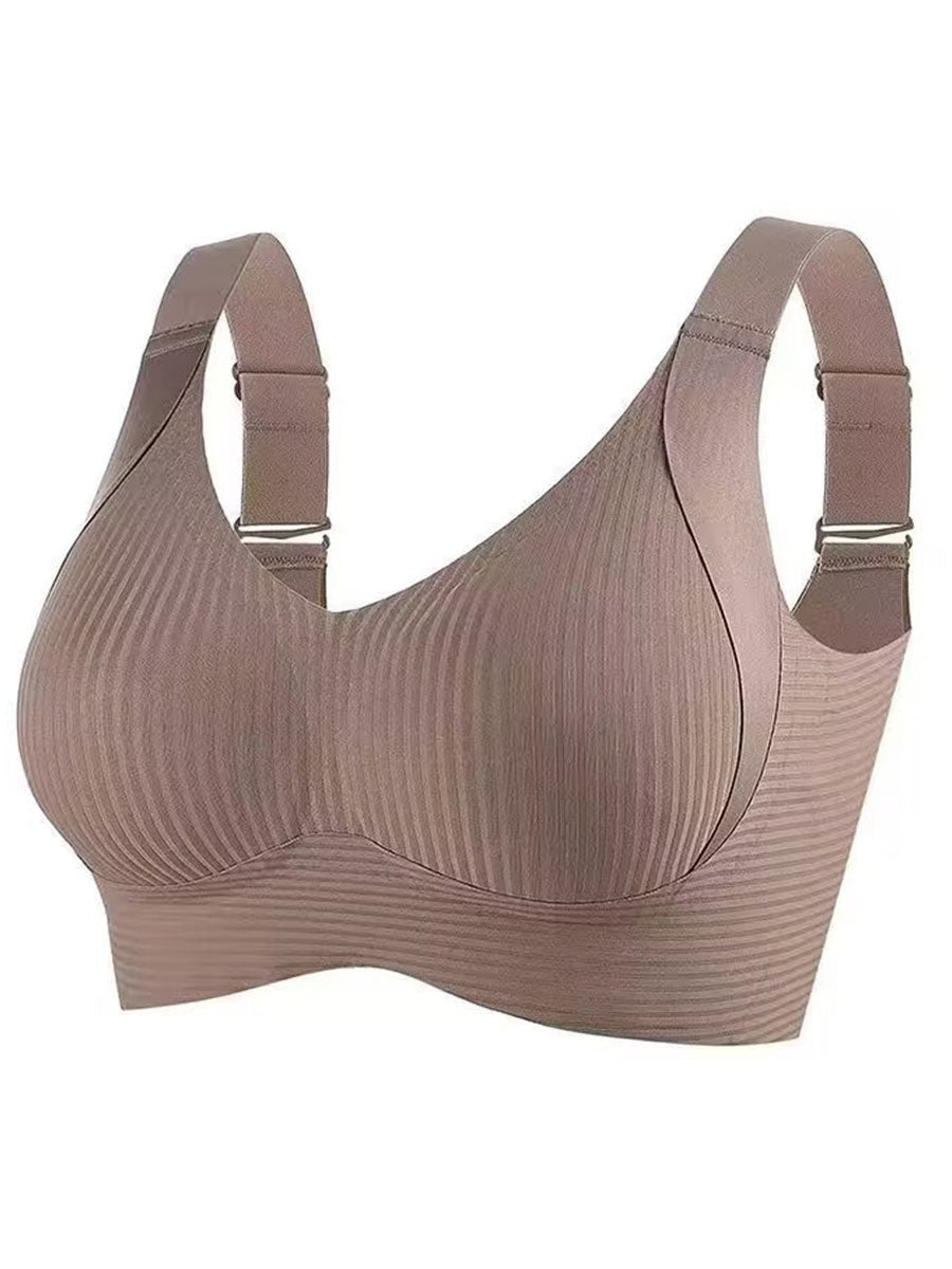 2-teiliges Set🎁 1 Kaufen, 1 Gratis 💕 Damen Rippenstrick Push-Up Verstellbarer Drahtloser BH