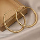 ⏰ 30 % RABATT – Nur für kurze Zeit ✨Diamond-Cut Hoop Earrings for Women