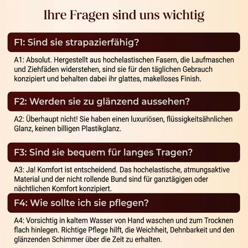 Vorteilspaket: 8D Oil-Sheen Rose Spitzenstrümpfe