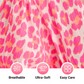 🎀 Damenkleid mit V-Ausschnitt und Print