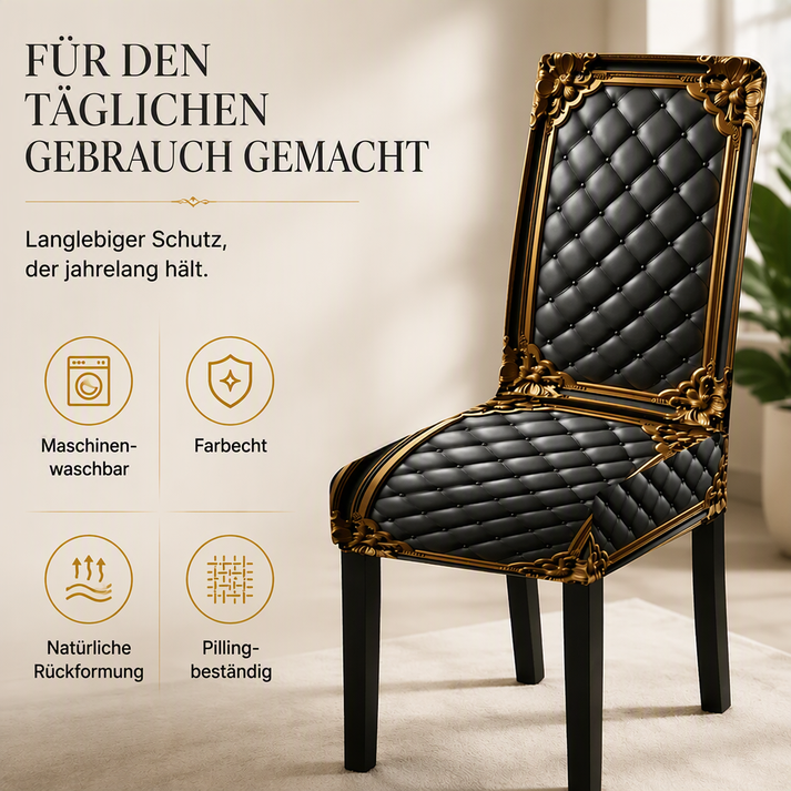 ⏳🔥ZEITLICH BEGRENZT 50% RABATT! ⏰🖤Waschbarer Stretch-Stuhlbezug🪑✨