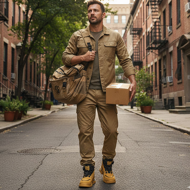 🔥Black-Friday-Mega-Angebot – 65 % Rabatt!🔥Herren-Outdoor-Arbeitsschuhe mit Drehschnalle – Wasserdicht, rutschfest & atmungsaktiv