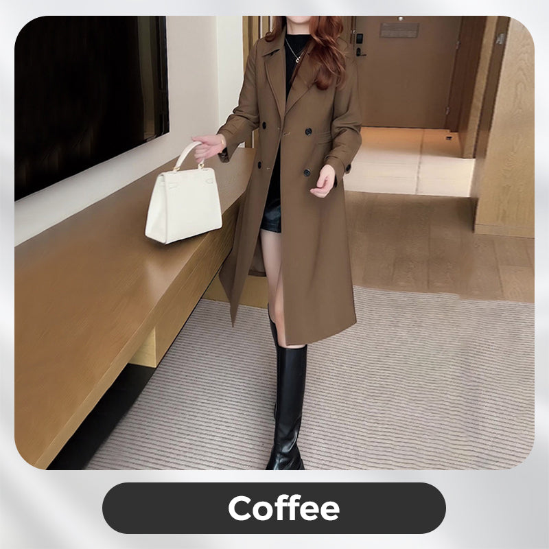 🧥❄️Langer Damen Wintermantel mit Fleecefutter - Superwarm! ⭐Neu⭐