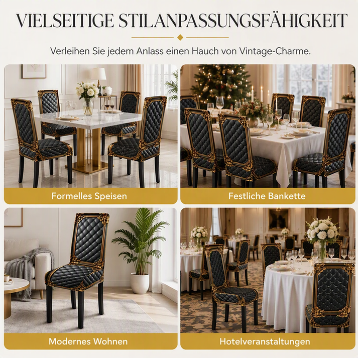 ⏳🔥ZEITLICH BEGRENZT 50% RABATT! ⏰🖤Waschbarer Stretch-Stuhlbezug🪑✨