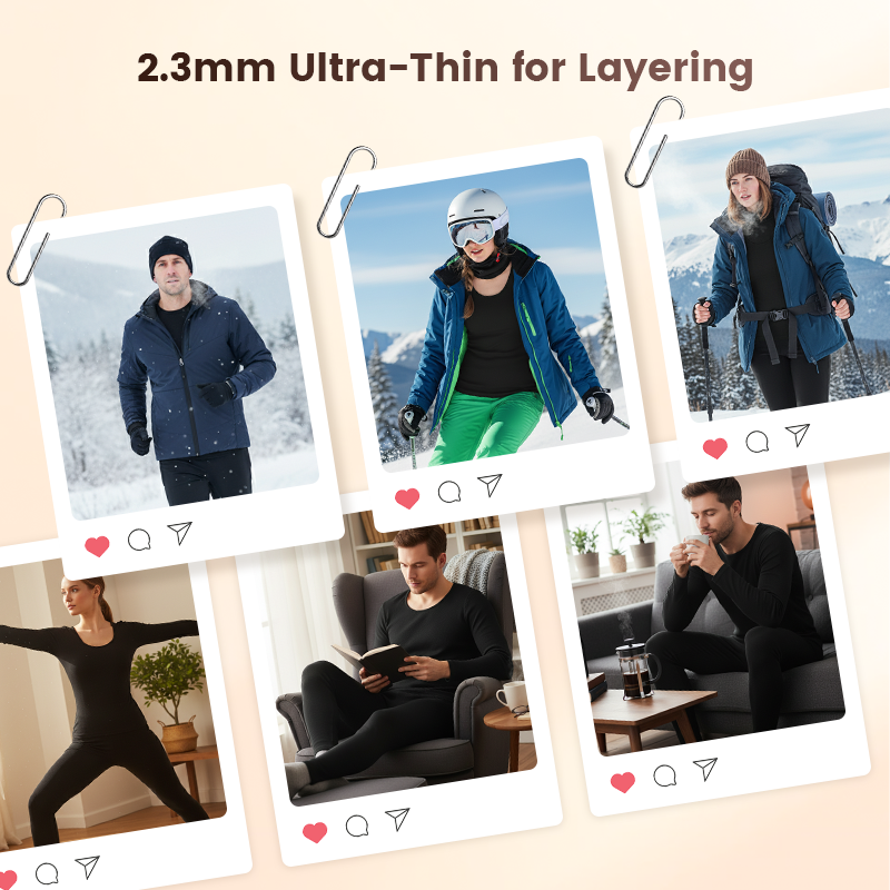 ⏳ Letzter Tag: 50 % auf das gesamte Sortiment!⏰Seamless Elastic Thermal Inner Wear