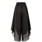 Damen Chiffon-Hose mit weitem Bein – Asymmetrisch & Elegant ✨ Für Alltag & Urlaub