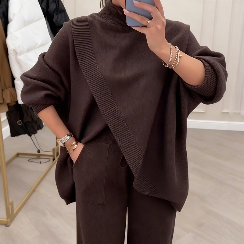 ⌛ Nur noch 3 Tage – 50 % auf alles! ⏰Damen Oversize-Pullover & Hose Set