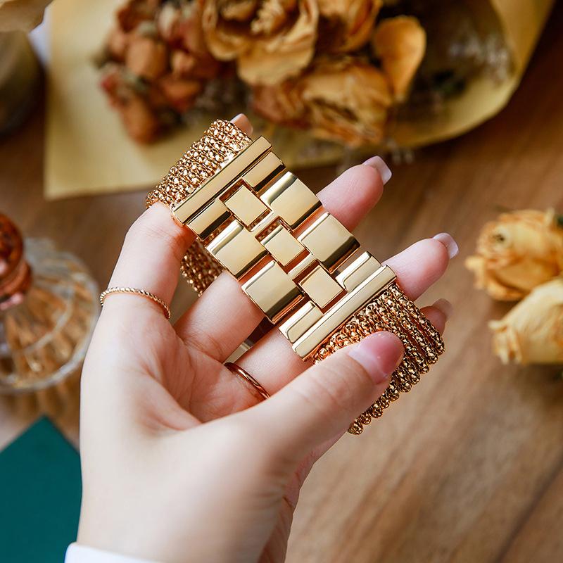 💖 Black Friday - 65 % Rabatt zum Tiefstpreis! 💖Damenuhr mit Strasssteinen und Quarzwerk