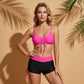 📢📢Letzter Tag – 50 % Rabatt!! ⏰Damen Bikini Set – Kordel-Top & Boyshorts, Verschiedene Designs🩱 Für Strand & Pool