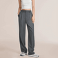 Fließende High-Waist Hose mit weitem Bein & Gürtel – Elegante, vielseitige Stoffhose 👖✨