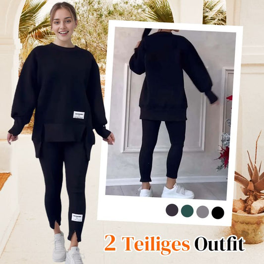 🔥Black-Friday-Mega-Angebot – 53 % Rabatt!🔥Lässiges Sweatshirt-Leggings-Set für Frauen