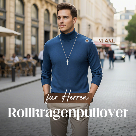 🔥Black-Friday-Mega-Angebot – 50 % Rabatt! ✨ Premium Kaschmirpulli Herren Einfarbig - Weiches Wohlfühlgarn mit Moderner Passform für Business & Freizeit 👔🎯