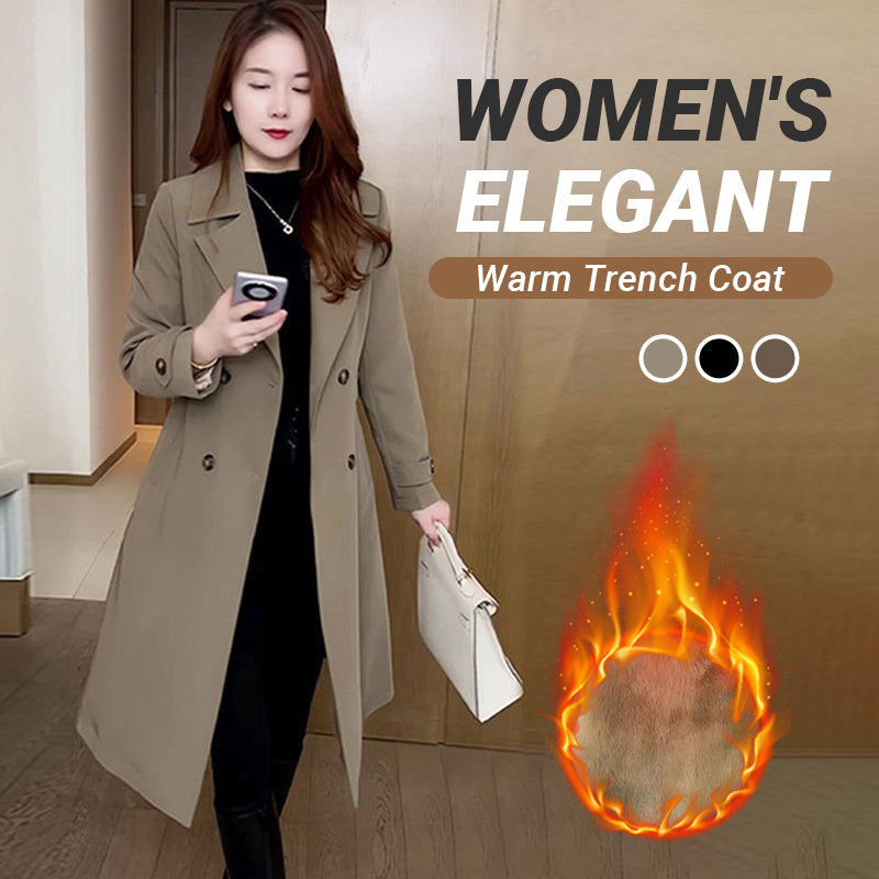 🧥❄️Langer Damen Wintermantel mit Fleecefutter - Superwarm! ⭐Neu⭐