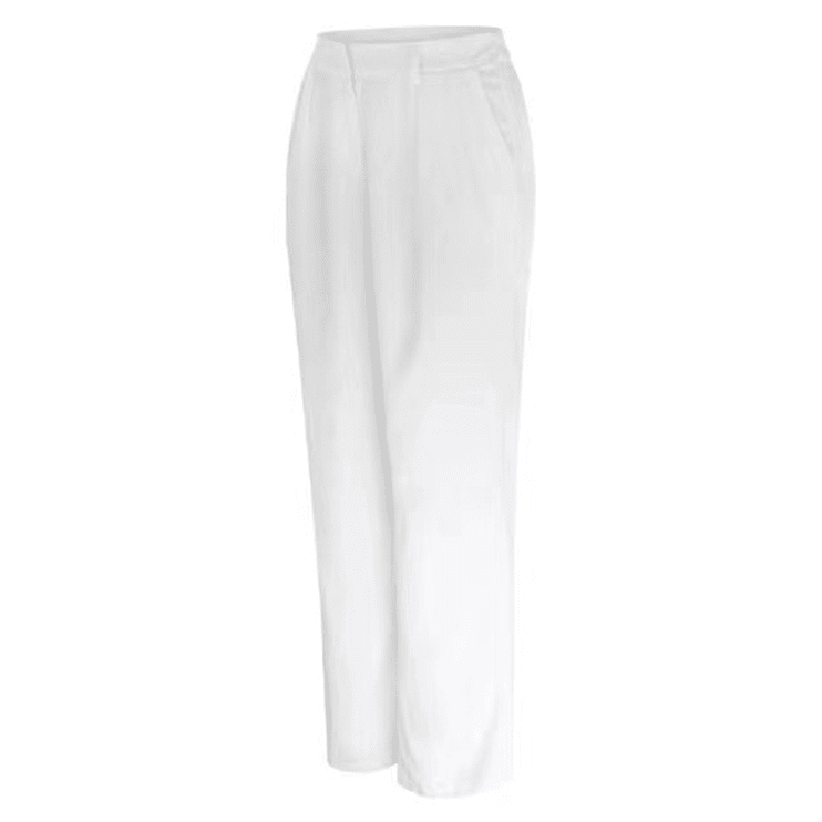 Fließende High-Waist Hose mit weitem Bein & Gürtel – Elegante, vielseitige Stoffhose 👖✨