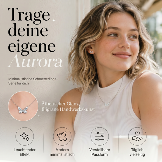 🦋Blaue Schmetterling-Halskette – Leuchtende Eleganz im Ins-Stil, zartes Design für den Alltag 💎✨