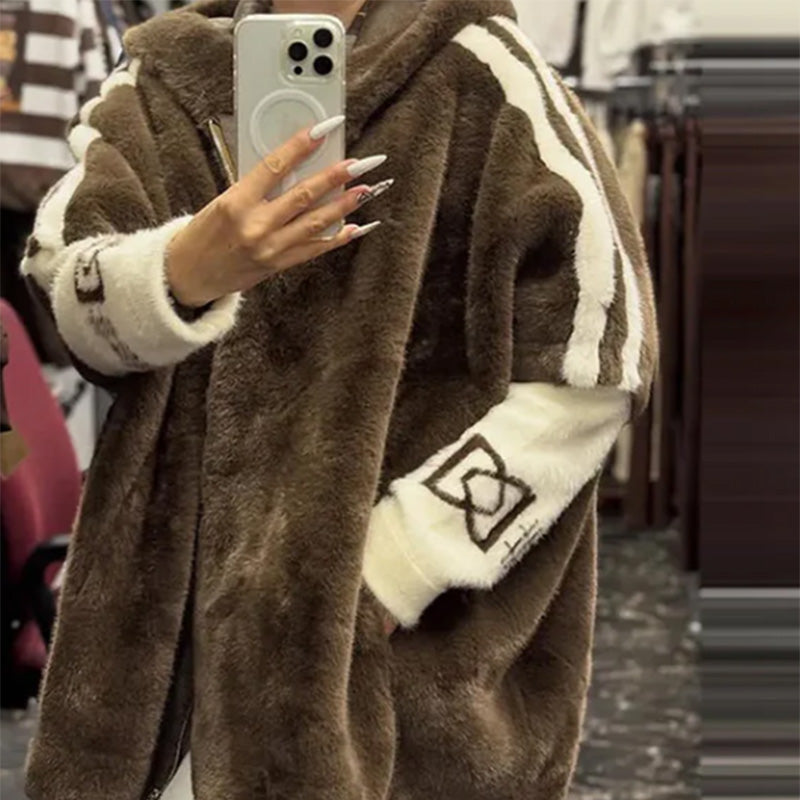 🔥Black-Friday-Mega-Angebot – 50% Rabatt!🔥Damen-Freizeitmantel mit Kapuze und Reißverschluss