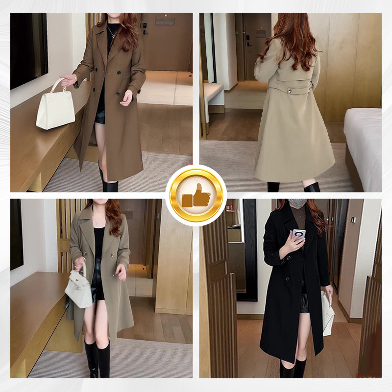 🧥❄️Langer Damen Wintermantel mit Fleecefutter - Superwarm! ⭐Neu⭐