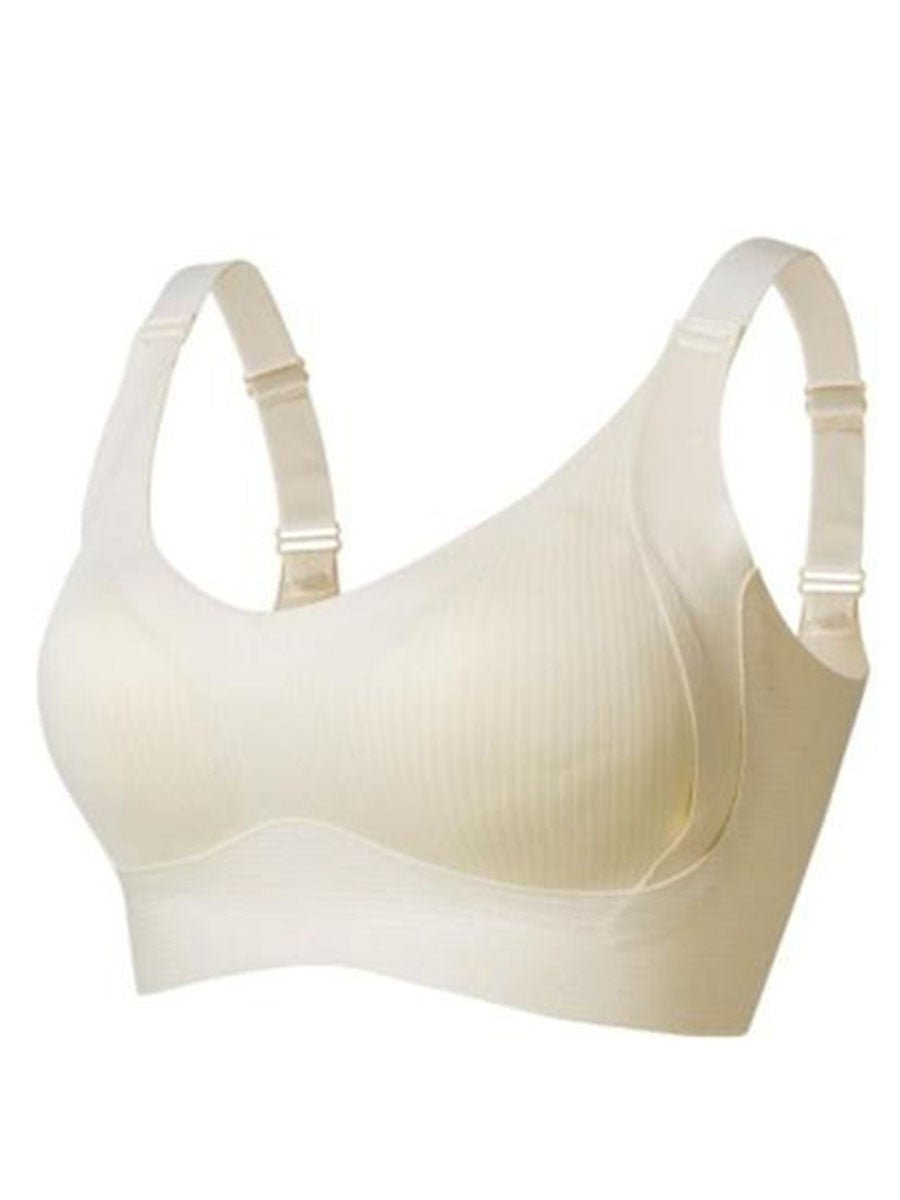 2-teiliges Set🎁 1 Kaufen, 1 Gratis 💕 Damen Rippenstrick Push-Up Verstellbarer Drahtloser BH