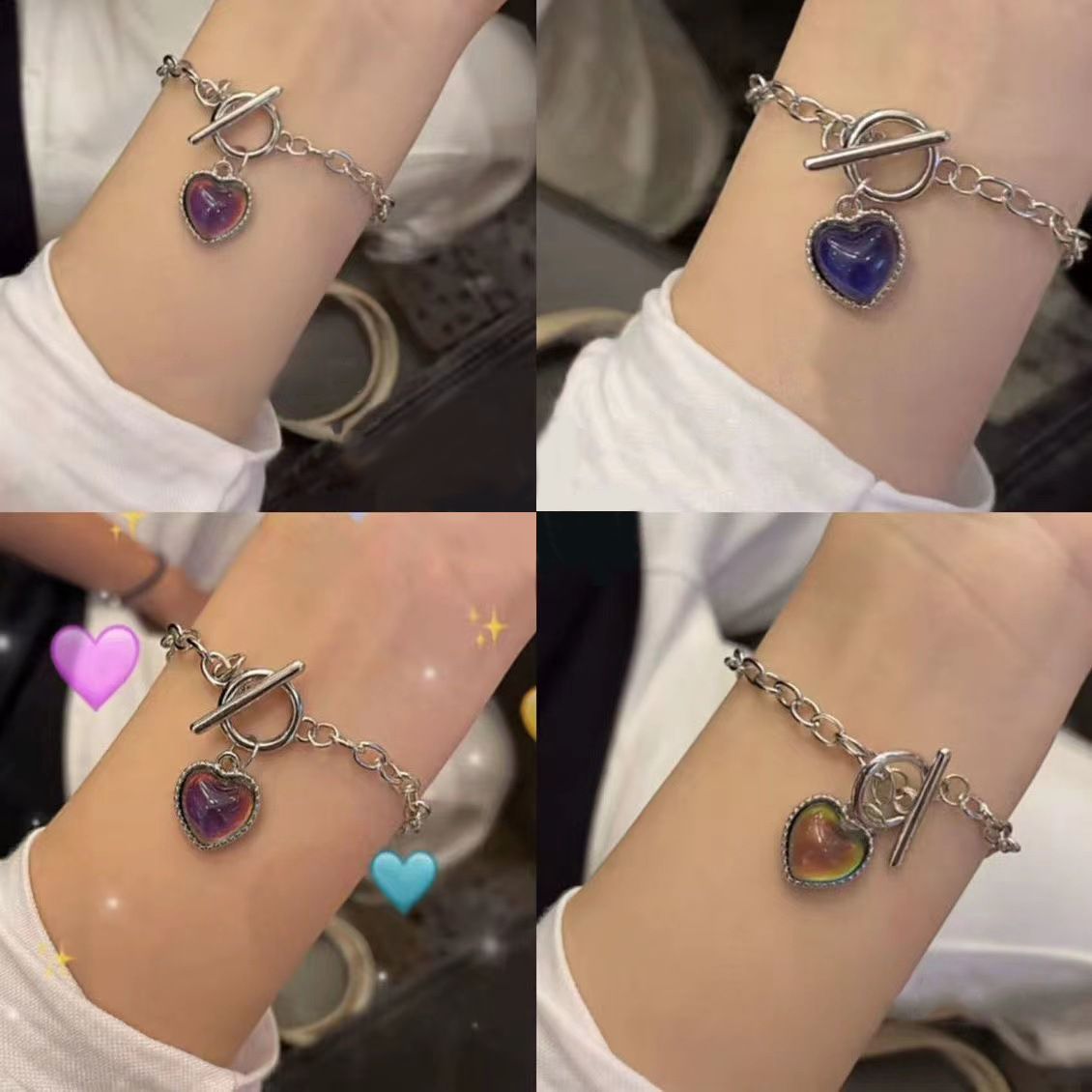 🔮🎁Stimmungsarmband mit Farbwechsel, für gute Laune & als Geschenk
