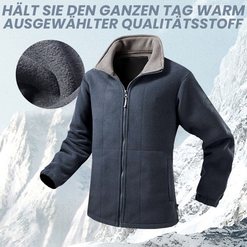 🔥Black-Friday-Mega-Angebot – 50 % Rabatt!❄️Kostenloser Versand Herren-Doppelfleecejacke