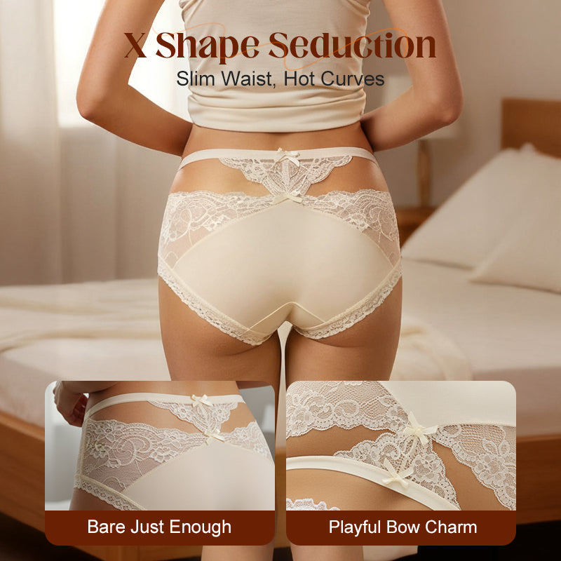 ⏳ Letzter Tag: 50 % auf das gesamte Sortiment!⏰Damen-Softspitze-Mid-Rise-Slip