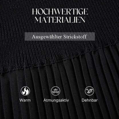 2025 Neues Design✨Damenkleid in Übergröße mit Laternenärmeln und Stehkragen🌈👗