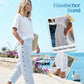 ☀️ Frühlings-Hot-Sale 50 % RABATT!! 🌿🌸 Bequeme blau gestreifte Hose mit Seitentaschen
