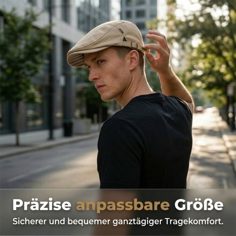 Klassische Flachmütze für alle Jahreszeiten – atmungsaktiv, bequem & zeitlos – ideal für Freizeit & Alltag