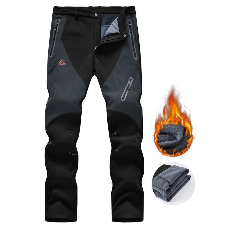 🏆 LETZTER TAG - 50% RABATT!! 🔥 Herren wasserdichte Winterhosen mit Fleece-Futter & Cargo-Taschen
