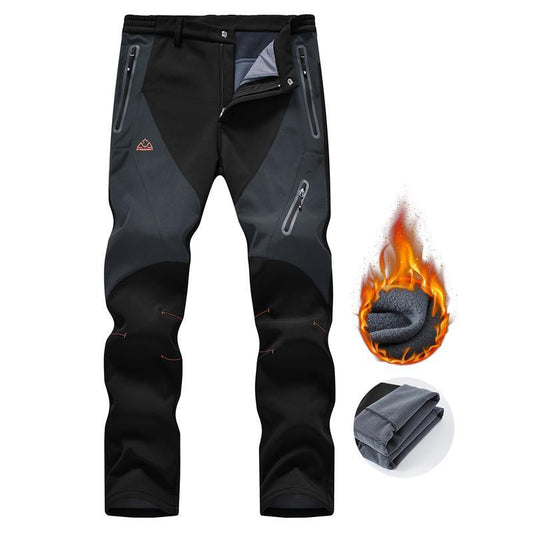 🏆 LETZTER TAG - 50% RABATT!! 🔥 Herren wasserdichte Winterhosen mit Fleece-Futter & Cargo-Taschen