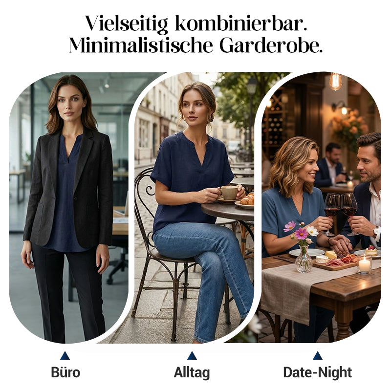 🌸50% RABATT 👚 Damen-Freizeithemd – locker geschnitten, einfarbig & atmungsaktiv, ideal für Sommer, Büro & Freizeit ☀️🌸
