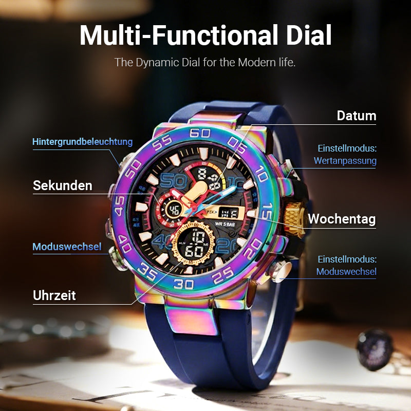 ⌛ Nur noch 3 Tage – 50 % auf alles! ⏰Multifunktionale wasserdichte LED-Digitaluhr